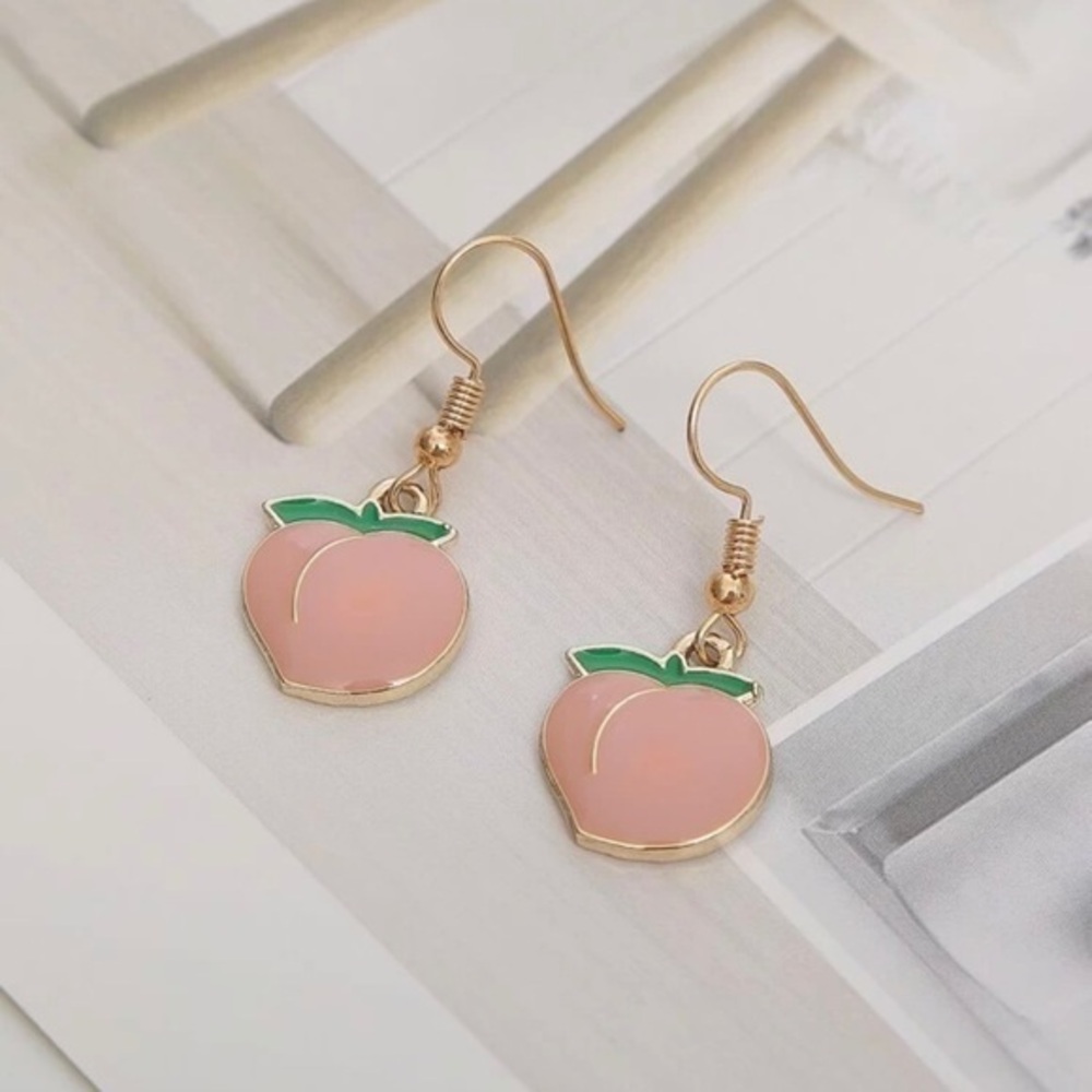 3/$30 š Peach Charm Earrings